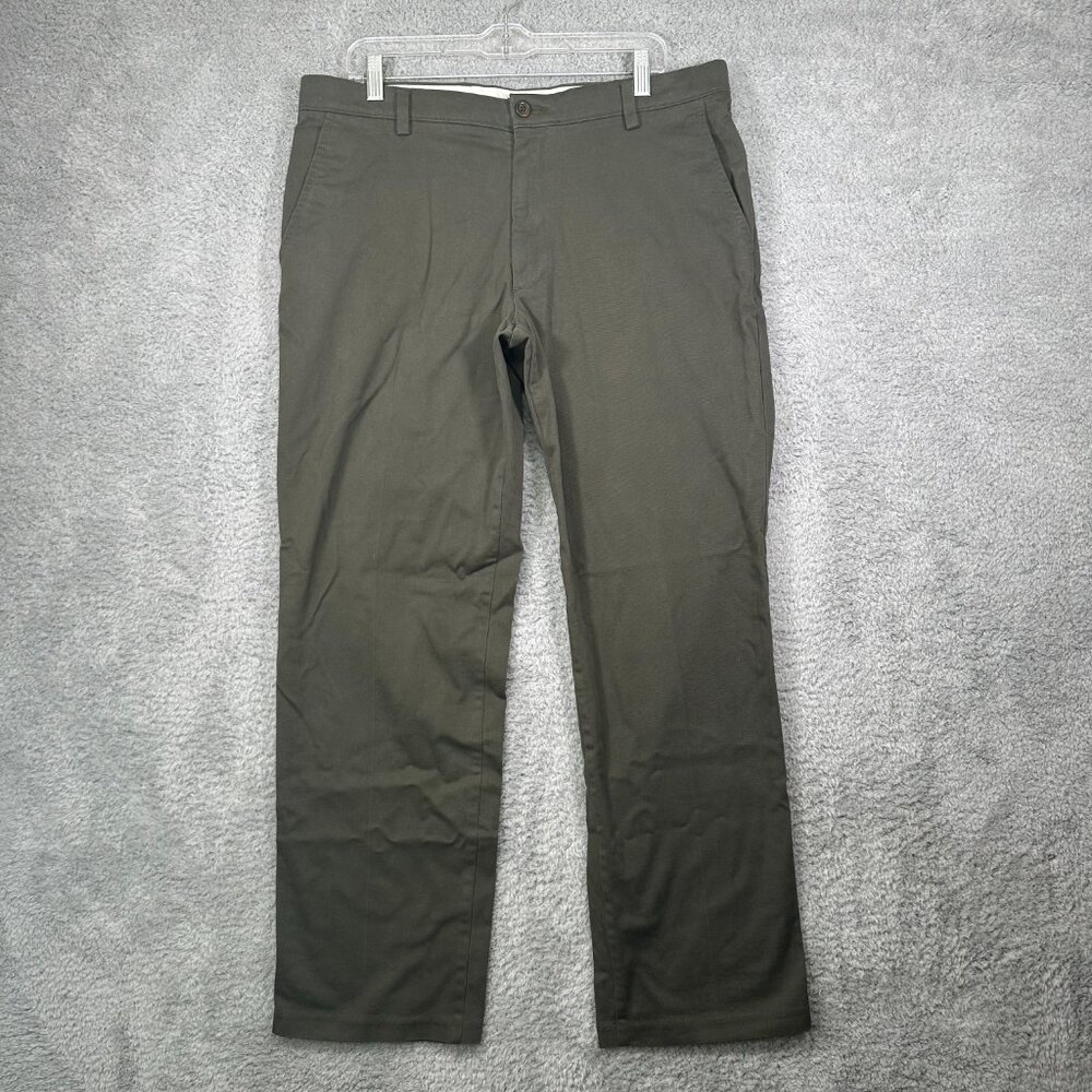 Dockers‎ Pants Men's 36x32 straight fit Green Linen